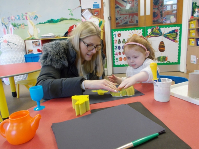 Easter activities and hunt at Parklands Day Nursery