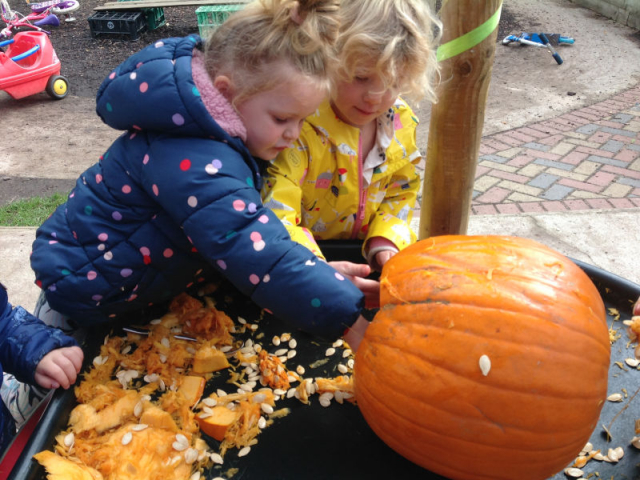 Halloween antics at Parklands Day Nursery