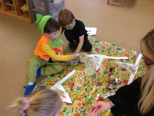 Halloween antics at Parklands Day Nursery