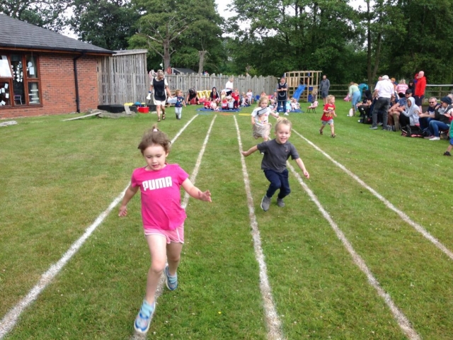 Pre-School sports day 2023 at Parklands Day Nursery