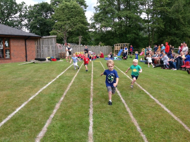 Pre-School sports day 2023 at Parklands Day Nursery