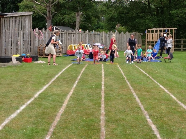 Pre-School sports day 2023 at Parklands Day Nursery