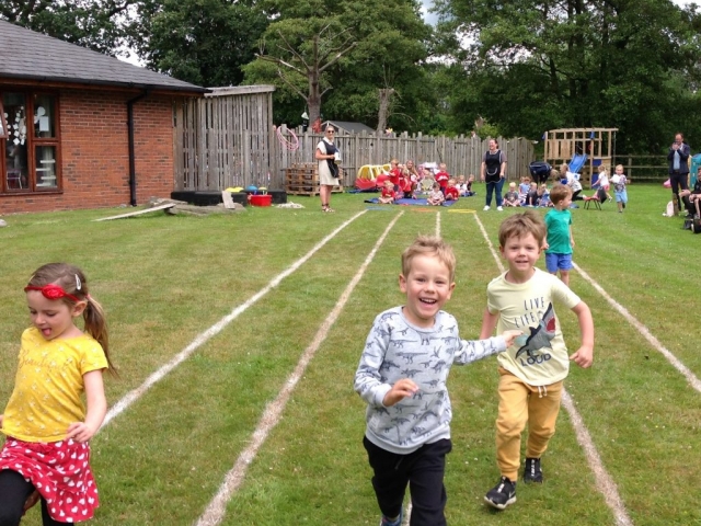 Pre-School sports day 2023 at Parklands Day Nursery