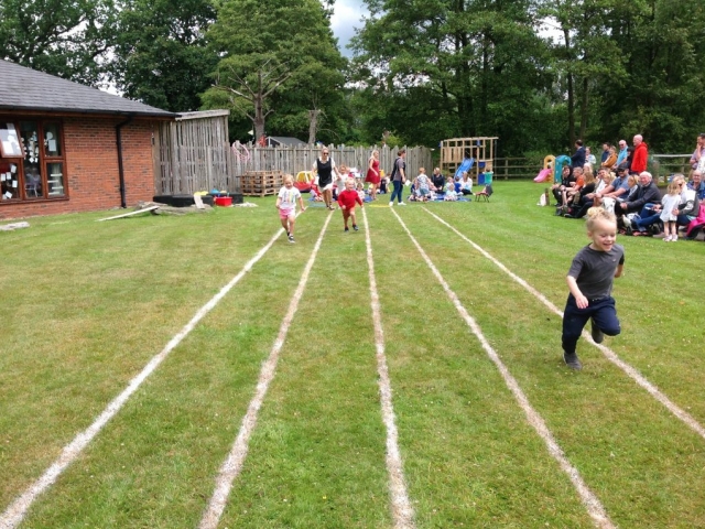 Pre-School sports day 2023 at Parklands Day Nursery