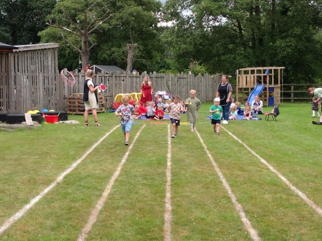 Pre-School sports day 2023 at Parklands Day Nursery