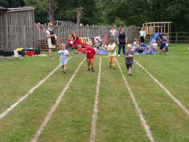 Pre-School sports day 2023 at Parklands Day Nursery