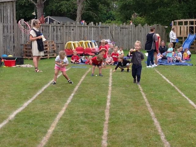 Pre-School sports day 2023 at Parklands Day Nursery