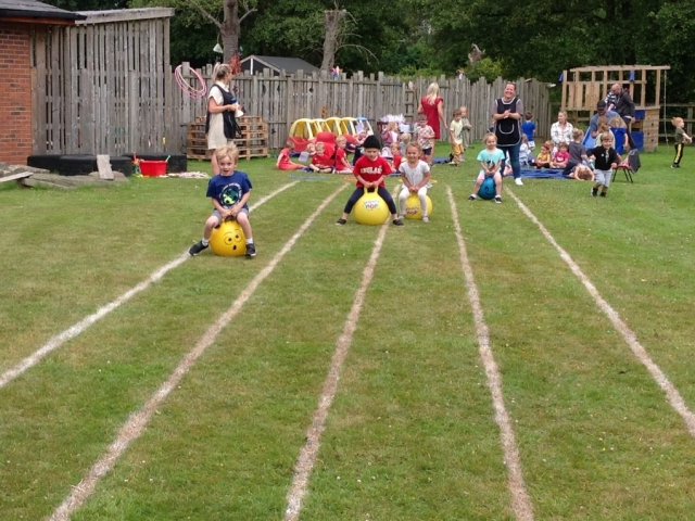 Pre-School sports day 2023 at Parklands Day Nursery