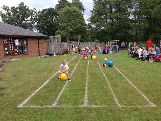 Pre-School sports day 2023 at Parklands Day Nursery