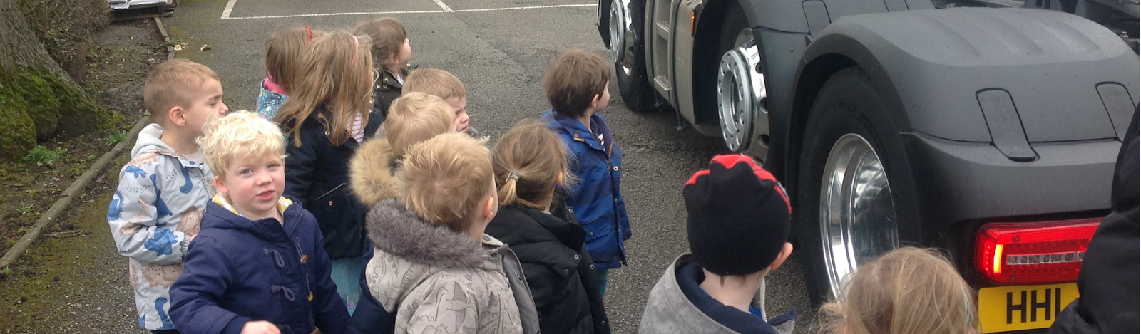 Lorry visit at Parklands Day Nursery