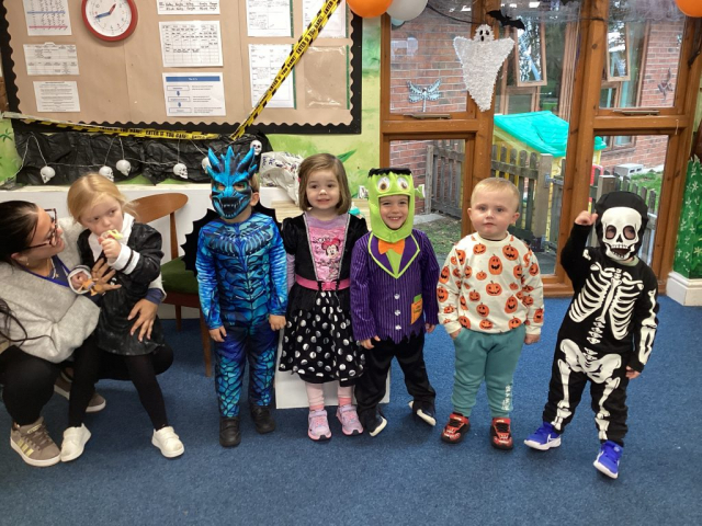 Halloween fun at Parklands Day Nursery