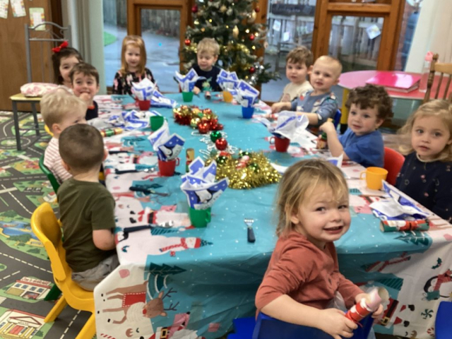 Christmas meal at Parklands Day Nursery