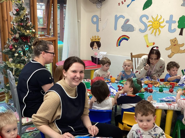Christmas meal at Parklands Day Nursery
