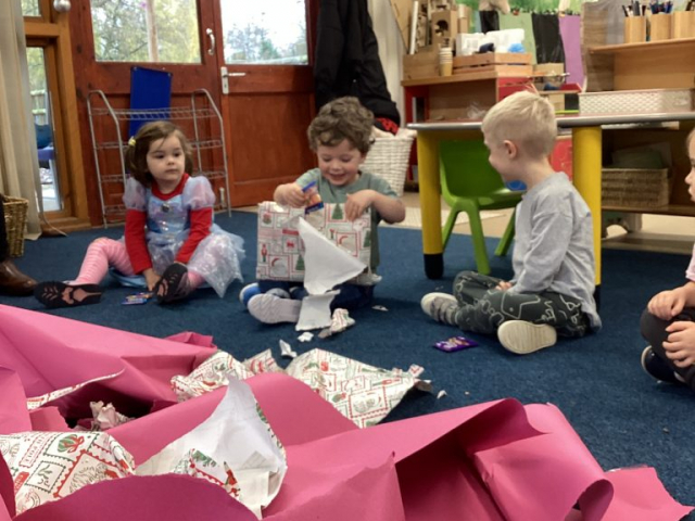 Christmas party at Parklands Day Nursery