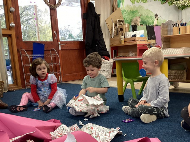 Christmas party at Parklands Day Nursery