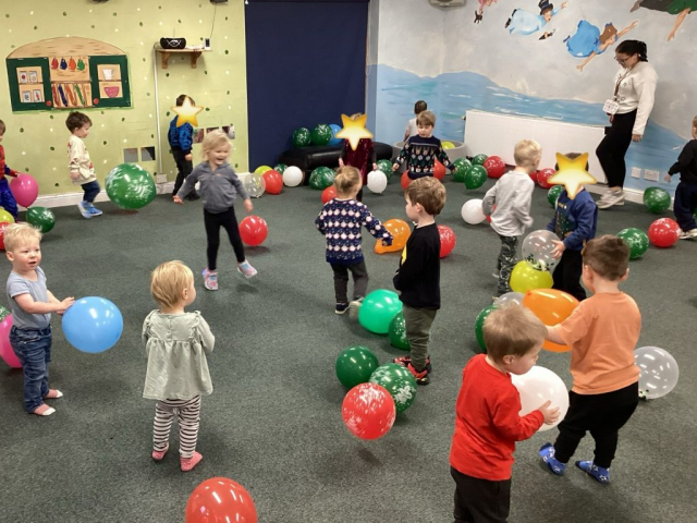 Christmas party at Parklands Day Nursery