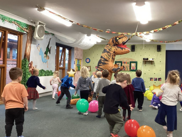 Christmas party at Parklands Day Nursery