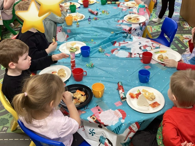 Christmas party at Parklands Day Nursery