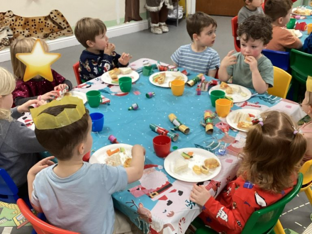 Christmas party at Parklands Day Nursery