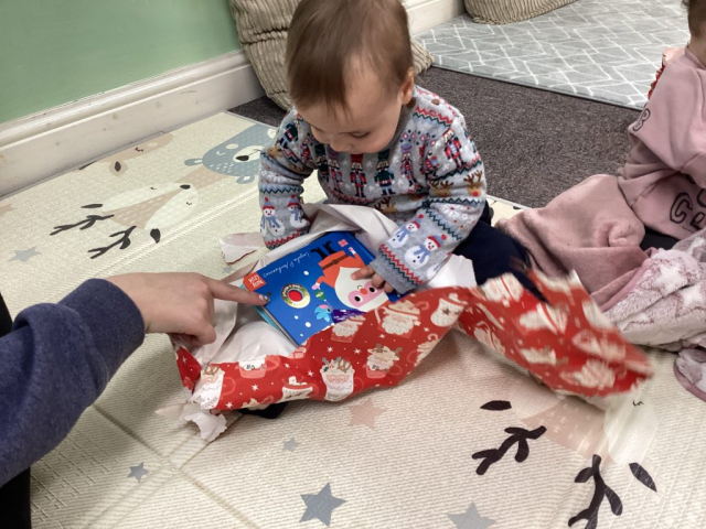 Christmas party at Parklands Day Nursery